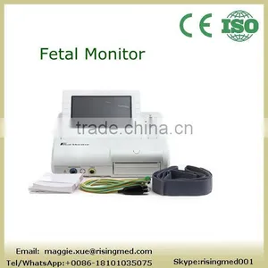 RFM-300A Portable 8.4 Inch Fetal Monitor With TOCO Ultrasonic Transducer Fetal Mark for Baby Heart thumbnail-1