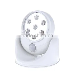 Kawachi Cordless Motion Activated Sensor Light Wall Lamps 360 Degree 6V 7 LEDS Rotation Light thumbnail-5