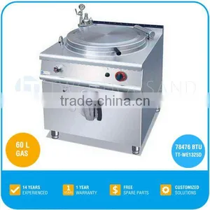 Boiling Pan - Gas, 60 Liters, 78476BTU, 50000 Pa, 112 Kg, TT-WE1325D thumbnail-1