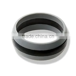 Luxury Anchor Design Silicone Rings for Men With 3 Stylish Black, Aqua and Camouflage Beautiful Designs Included Chosen To Show thumbnail-2