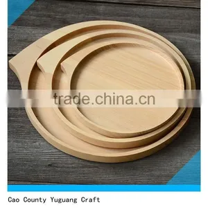 Engraving Wooden Plates Set of 3 Pieces Varnished Wooden Plates thumbnail-4