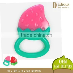 Fruit Shape Baby Teething Ring Teething Toy Manufacturer Bulk Silicone Baby Teething Toys thumbnail-4