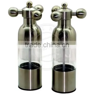 2016 New Style Salt and Pepper Mill Set With Ceramic Grinder thumbnail-1