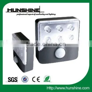 Mini PIR+CDS Ultrasonic Motion Sensor Led Outdoor Light 6led thumbnail-1