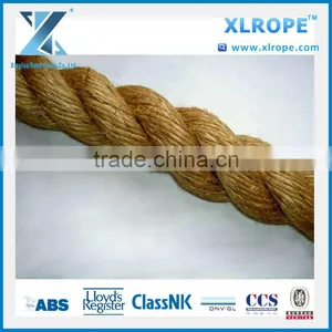 XLROPE Natural Fibre Rope 3 Strand 24mm Manila Rope thumbnail-1