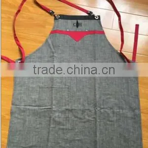 Heavy Duty Waxed Canvas Work Apron With Pockets thumbnail-3