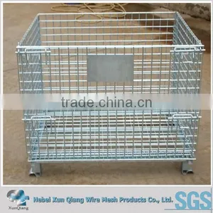 Metal Roll Pallet Container Warehouse Storage Cart thumbnail-3