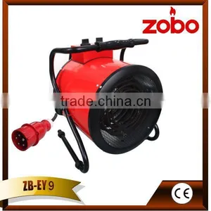 Best Selling Heater, Three Phase Electric Fan Heater 9 kW With Thermostat Control Panel thumbnail-1