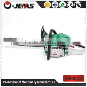 China Manufacturer 58CC 2-stroke Single Cylinder Forced Air Cooling 5800 Chainsaw for Sale thumbnail-3