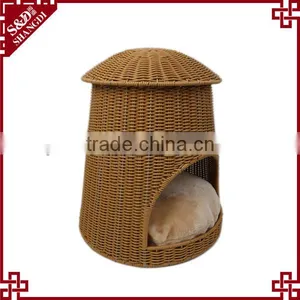 PE Rattan Handmade Durable Waterproof Dog Cage Pet House thumbnail-1