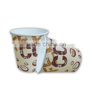 Take Away Coffee Cups Eco-friendly Coffee Disposable Biodegradable Single Wall Paper Coffee Cups thumbnail-6