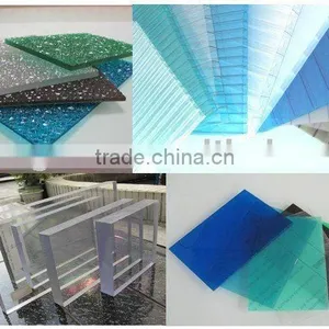Polycarboante Roofing Panel,3mm Thickness Virgin Bayer Colored Plastic Sheet thumbnail-1