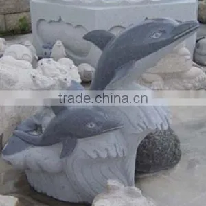 Stone Dophin Fountain thumbnail-1