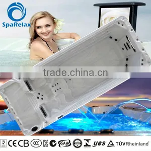 CE Approved Freestanding Acrylic Swimming Pool Whirlpool Massage Large Outdoor Balboa Swim Spa thumbnail-3