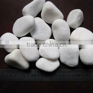 Snow White River Pebbles Nature White Cobbles thumbnail-1