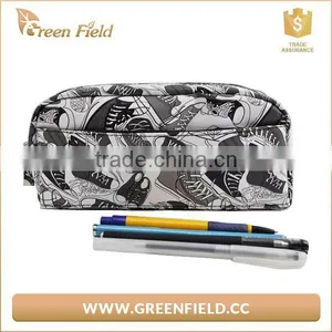Promotion Hardcover Cheap Custom Canvas Pen Holder Pencil Case Korean School thumbnail-1