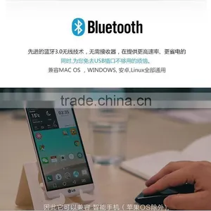 Foldable Bluetooth Wireless Mouse Super Thin High-end Arc Touch Laser Mini 2400DPI Bluetooth Mouse For Official Gifts thumbnail-3