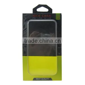 Black Green Cardboard Phone Case Packaging Box, PVC Window Retail Paper Packaging for IPhone thumbnail-1