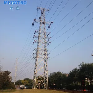 Tubular Lattice Steel Tower for Power Transmission Line Project thumbnail-1