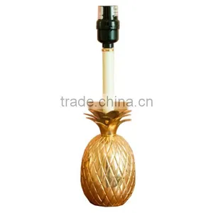 Brass Pineapple Side Table Lamp thumbnail-1