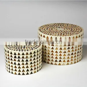 High Quality Best Selling Lacquered Special Newest MOP Mosaic Designed MOP Inlay Rectangle Box thumbnail-1