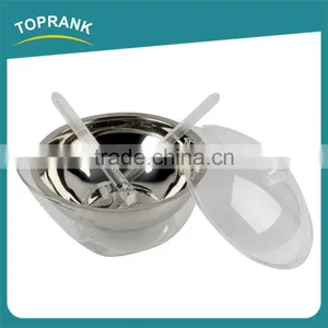 New Design Stainless Steel Iced Salad Bowl With Dome Lid thumbnail-3