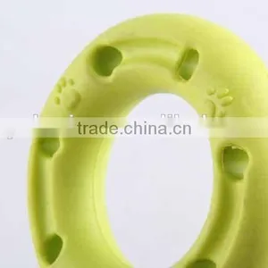 TPR Pet Toy Hollow Ring With Paw Patterns Hot Sale Dog Toy thumbnail-2