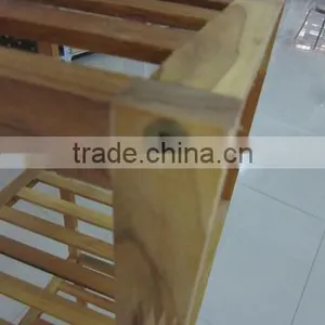 Outdoor Wooden Flower Shelf thumbnail-6