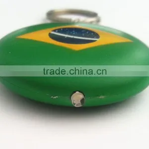 Customized Promotional Gift Flashing LED Keychain, Key Ring With Light thumbnail-5