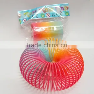 Popular Plastic Rainbow Spring Toys Educational Classic Toys for Kids/promotional Toys Raibow Circle thumbnail-1