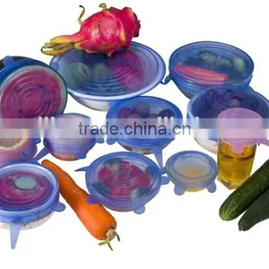 High Quality Food Grade Flexible Silicone Can Pot Cover Silicone Suction Lids thumbnail-3