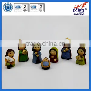Polyresin Cartoon Style Nativity Set For Christmas Gift thumbnail-1