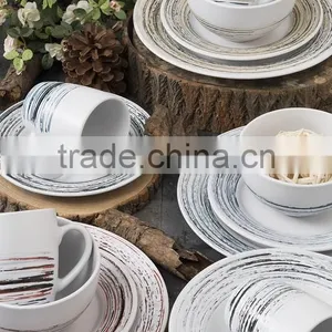 2015 New Design Ceramic Stoneware Silk Screen Printing Bowl Antique Style thumbnail-1