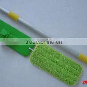 Plastic Velcro Microfiber Dust Mop With Telescopic Handle thumbnail-1