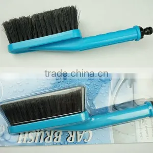 Plastic Short Handle Water Flow Through Car Wheel Wash Brushes thumbnail-3