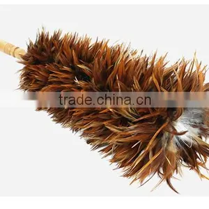 Wood Handle Cock Feather Duster thumbnail-1