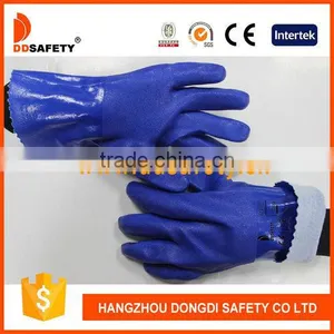 DDSAFETY With 5Years Experience Blue Pvc Glove Professional Manufacturer thumbnail-1