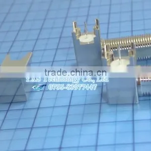 SPCF23PC-RA Coaxial F-type Connector Right Angle Socket Welding 75ohm RF / Coaxial Connectors thumbnail-1