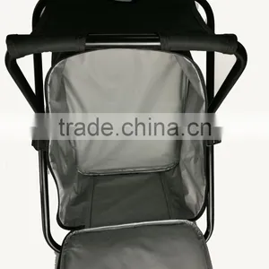 Steel Frame and 600D Backpack Cooler Chair , Travel Camping Chair, Cooler Bag thumbnail-3