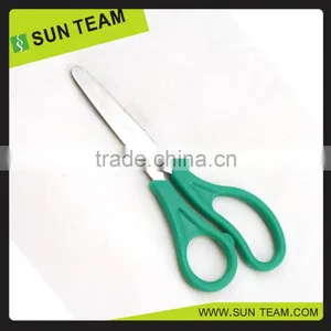 Round Tip Blade School Sationery Colorful Student Scissors thumbnail-1