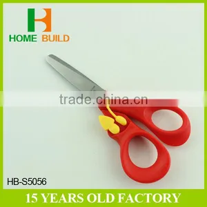 Factory Price HB-S5056 5'' Stainless Steel Student Scissors With Safety Lock thumbnail-4