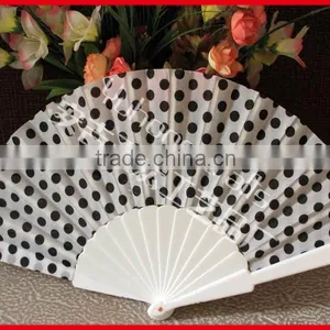 Plastic Hand Fan With Dot Design thumbnail-2