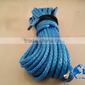 GZDL 4WD 14mm*30m Electric Winch Rope 4x4 Auto Parts Synthetic Winch Rope Synthetic 4x4 thumbnail-3