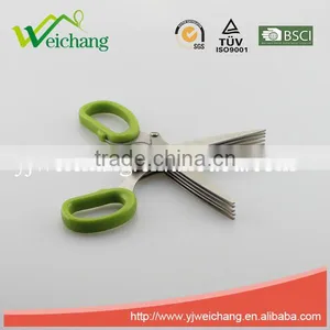 WCM34 Premium Soft Grip Stainless Steel Precision 5 LAYER BLADES SCISSOR New Design thumbnail-2