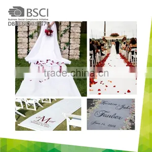 High Quality Decorative White Wedding Runner/wedding Carpet/mat Exhibition Carpet thumbnail-5