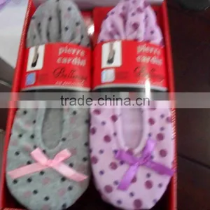 Soft Velvet Women Ballerina Shoes for Dancing With Velvet Fabric thumbnail-6