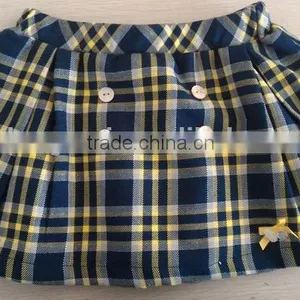 Cool Baby Girl Woven Plaids Short Skirt for Summer thumbnail-1