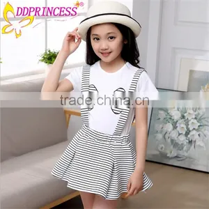 Wholesales Large Stock Fashion Two-piece Kids Suits Shirt Suit for Girl thumbnail-4