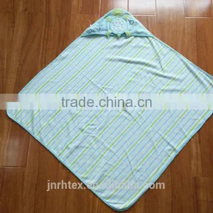 Soft Cotton Velour Animal Knitted Baby Swaddle Blanket thumbnail-1
