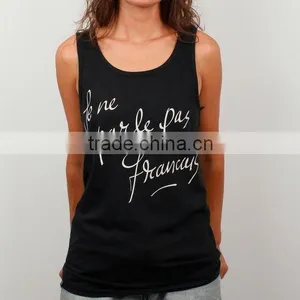 Black Tank Top for Women thumbnail-1
